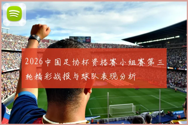 2026中国足协杯资格赛小组赛第三轮精彩战报与球队表现分析